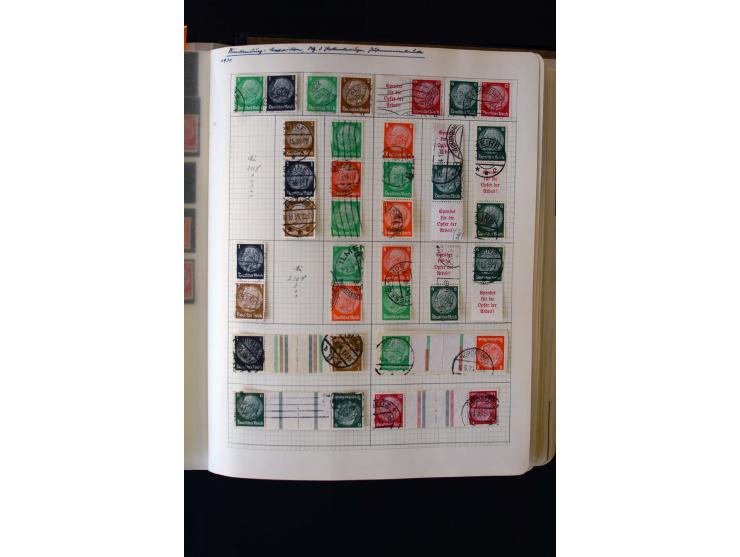 1872/1945, ungebrauchte und gestempelte Sammlung mit u.a. Bl.1, 2 (Randmängel), Dienst, Zusammendrucke etc.
