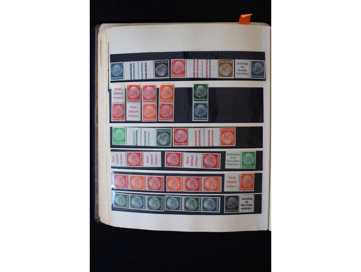 1872/1945, ungebrauchte und gestempelte Sammlung mit u.a. Bl.1, 2 (Randmängel), Dienst, Zusammendrucke etc.