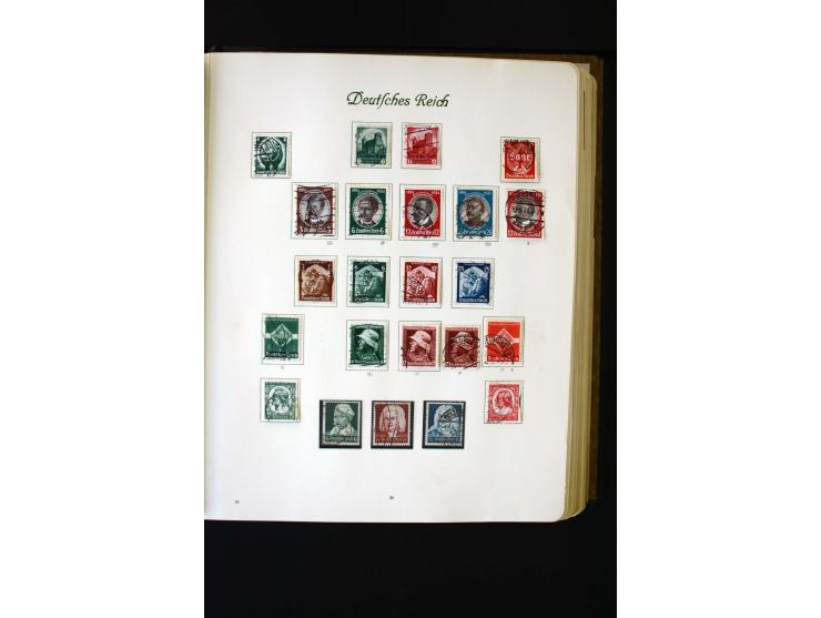1872/1945, ungebrauchte und gestempelte Sammlung mit u.a. Bl.1, 2 (Randmängel), Dienst, Zusammendrucke etc.