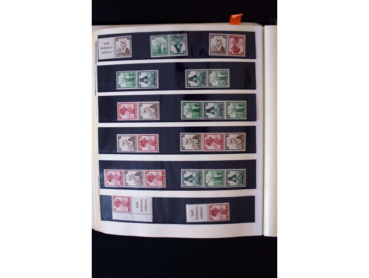 1872/1945, ungebrauchte und gestempelte Sammlung mit u.a. Bl.1, 2 (Randmängel), Dienst, Zusammendrucke etc.