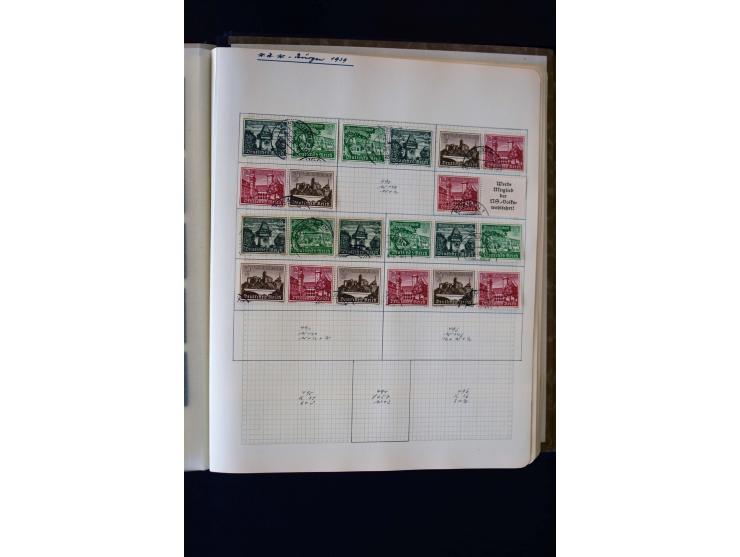 1872/1945, ungebrauchte und gestempelte Sammlung mit u.a. Bl.1, 2 (Randmängel), Dienst, Zusammendrucke etc.