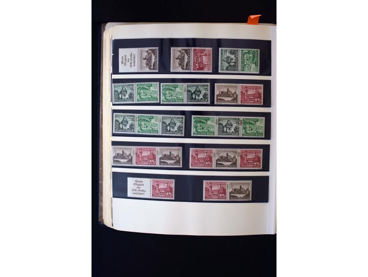 1872/1945, ungebrauchte und gestempelte Sammlung mit u.a. Bl.1, 2 (Randmängel), Dienst, Zusammendrucke etc.