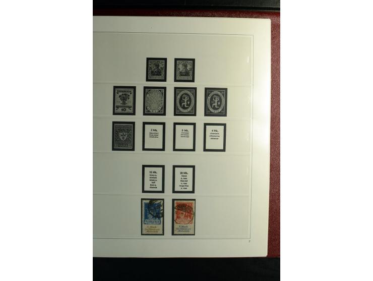 1872/1945, postfrische, ungebrauchte und gestempelte Partie mit u.a. Mi.-Nr. 309Y (Fotobefund Weinbuch BPP), 439X (Fotoattest
