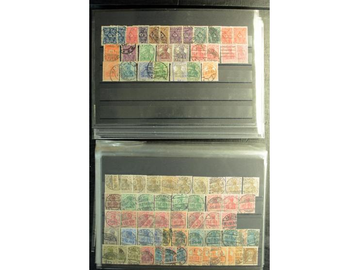 1872/1945, postfrische, ungebrauchte und gestempelte Partie mit u.a. Mi.-Nr. 309Y (Fotobefund Weinbuch BPP), 439X (Fotoattest