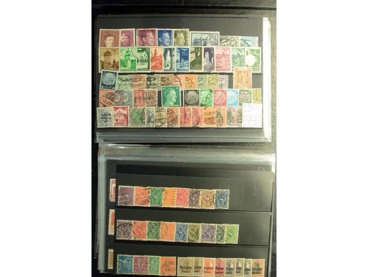 1872/1945, postfrische, ungebrauchte und gestempelte Partie mit u.a. Mi.-Nr. 309Y (Fotobefund Weinbuch BPP), 439X (Fotoattest