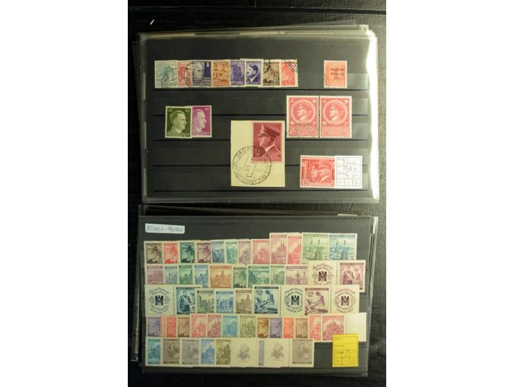 1872/1945, postfrische, ungebrauchte und gestempelte Partie mit u.a. Mi.-Nr. 309Y (Fotobefund Weinbuch BPP), 439X (Fotoattest