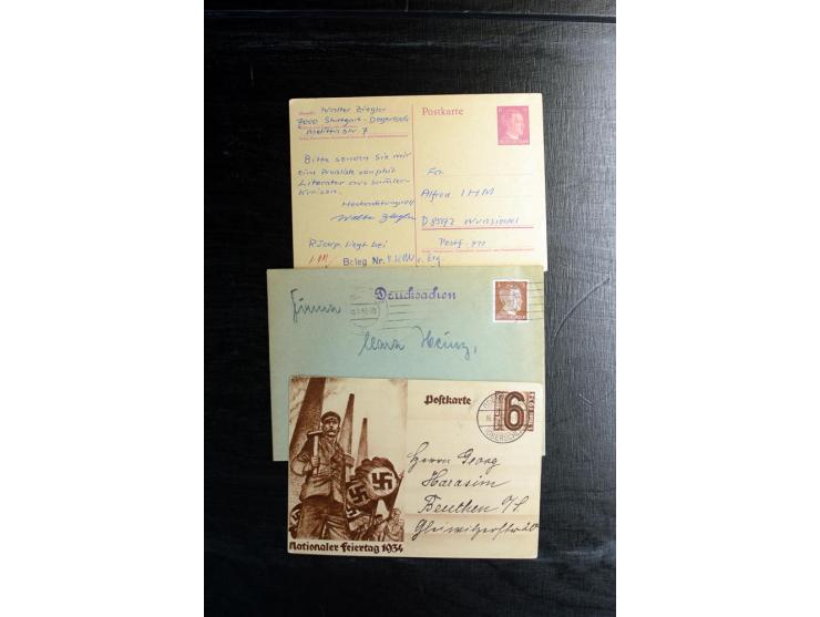 1872/1945, postfrische, ungebrauchte und gestempelte Partie mit u.a. Mi.-Nr. 309Y (Fotobefund Weinbuch BPP), 439X (Fotoattest