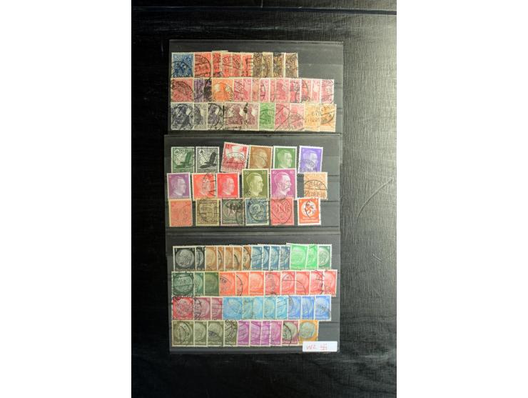 1872/1945, postfrische, ungebrauchte und gestempelte Partie mit u.a. Mi.-Nr. 309Y (Fotobefund Weinbuch BPP), 439X (Fotoattest