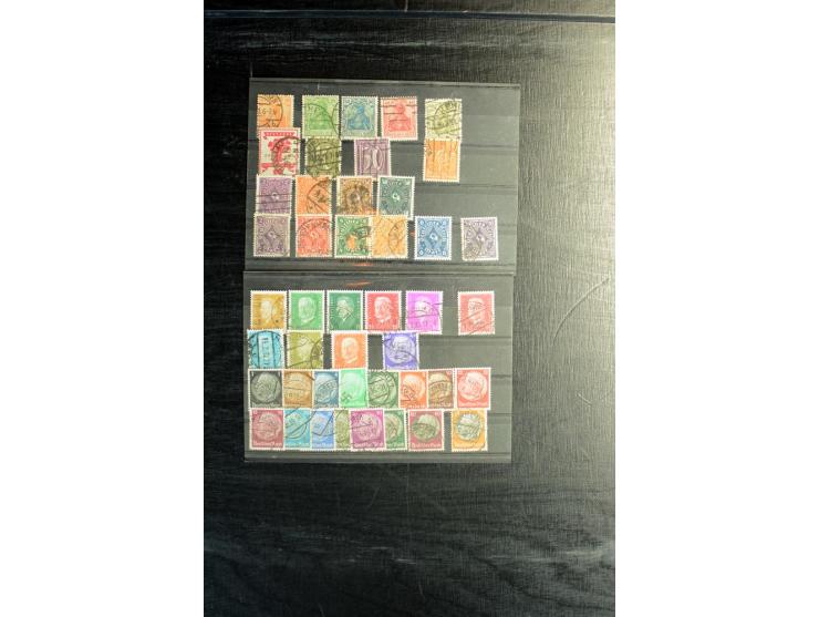 1872/1945, postfrische, ungebrauchte und gestempelte Partie mit u.a. Mi.-Nr. 309Y (Fotobefund Weinbuch BPP), 439X (Fotoattest