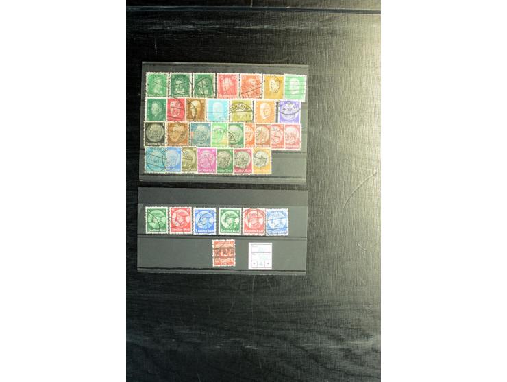 1872/1945, postfrische, ungebrauchte und gestempelte Partie mit u.a. Mi.-Nr. 309Y (Fotobefund Weinbuch BPP), 439X (Fotoattest