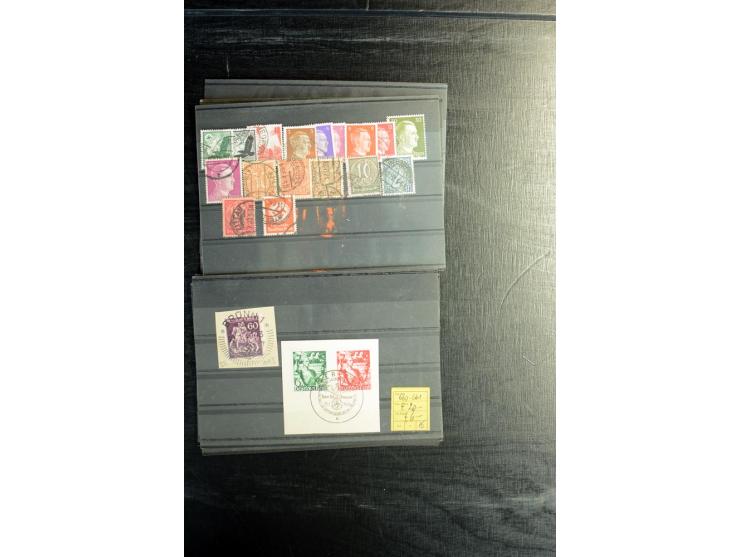 1872/1945, postfrische, ungebrauchte und gestempelte Partie mit u.a. Mi.-Nr. 309Y (Fotobefund Weinbuch BPP), 439X (Fotoattest