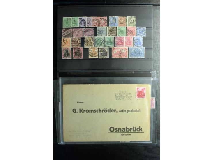 1872/1945, postfrische, ungebrauchte und gestempelte Partie mit u.a. Mi.-Nr. 309Y (Fotobefund Weinbuch BPP), 439X (Fotoattest