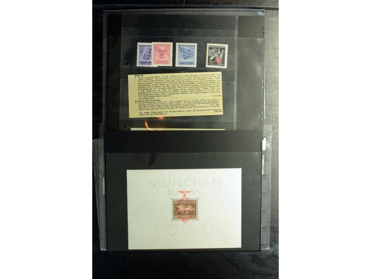 1872/1945, postfrische, ungebrauchte und gestempelte Partie mit u.a. Mi.-Nr. 309Y (Fotobefund Weinbuch BPP), 439X (Fotoattest
