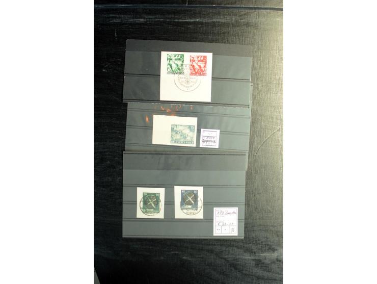 1872/1945, postfrische, ungebrauchte und gestempelte Partie mit u.a. Mi.-Nr. 309Y (Fotobefund Weinbuch BPP), 439X (Fotoattest