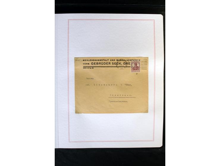 1872/1918, diverse Teil- und Restsammlungen mit meist gestempelten Marken, vielen Briefen und Karten, Schwerpunkt vor 1900, d