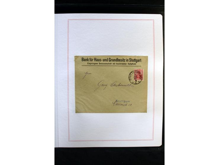 1872/1918, diverse Teil- und Restsammlungen mit meist gestempelten Marken, vielen Briefen und Karten, Schwerpunkt vor 1900, d
