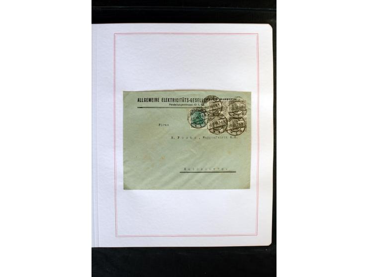 1872/1918, diverse Teil- und Restsammlungen mit meist gestempelten Marken, vielen Briefen und Karten, Schwerpunkt vor 1900, d