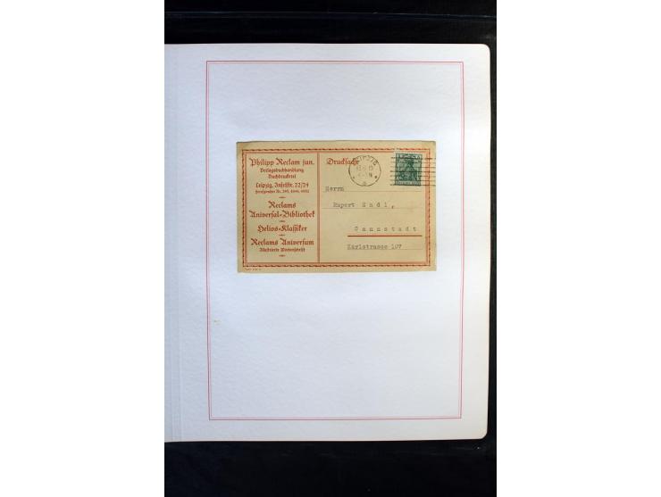 1872/1918, diverse Teil- und Restsammlungen mit meist gestempelten Marken, vielen Briefen und Karten, Schwerpunkt vor 1900, d