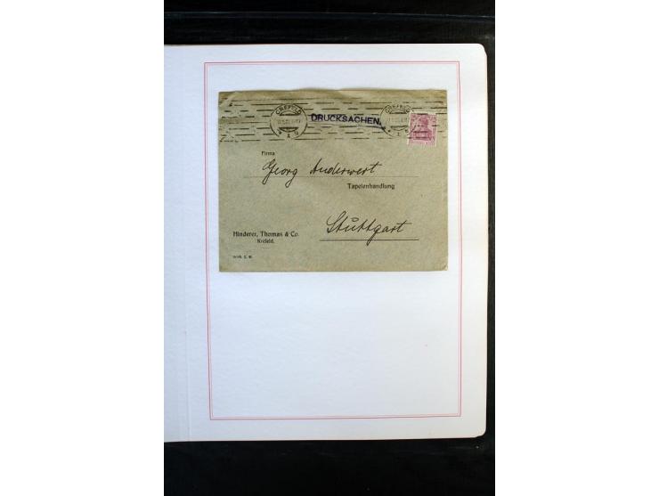 1872/1918, diverse Teil- und Restsammlungen mit meist gestempelten Marken, vielen Briefen und Karten, Schwerpunkt vor 1900, d