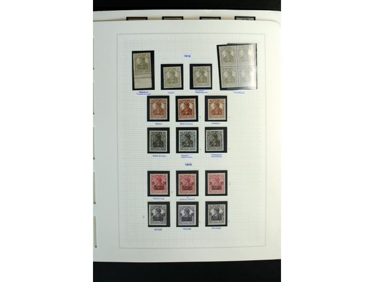 1872/1918, diverse Teil- und Restsammlungen mit meist gestempelten Marken, vielen Briefen und Karten, Schwerpunkt vor 1900, d