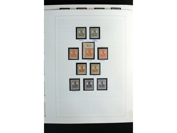 1872/1918, diverse Teil- und Restsammlungen mit meist gestempelten Marken, vielen Briefen und Karten, Schwerpunkt vor 1900, d