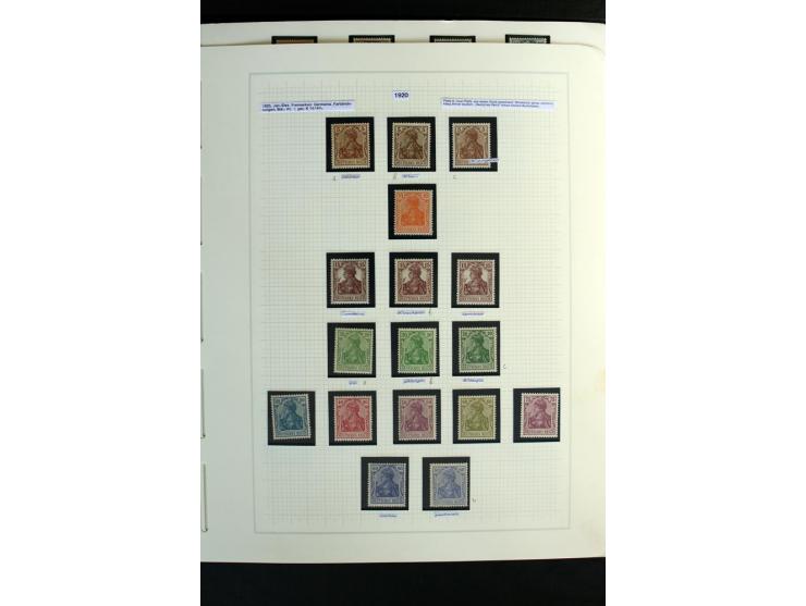 1872/1918, diverse Teil- und Restsammlungen mit meist gestempelten Marken, vielen Briefen und Karten, Schwerpunkt vor 1900, d