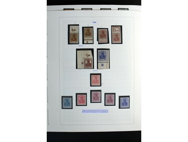 1872/1918, diverse Teil- und Restsammlungen mit meist gestempelten Marken, vielen Briefen und Karten, Schwerpunkt vor 1900, d