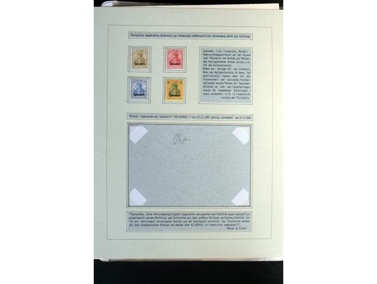 1872/1918, diverse Teil- und Restsammlungen mit meist gestempelten Marken, vielen Briefen und Karten, Schwerpunkt vor 1900, d