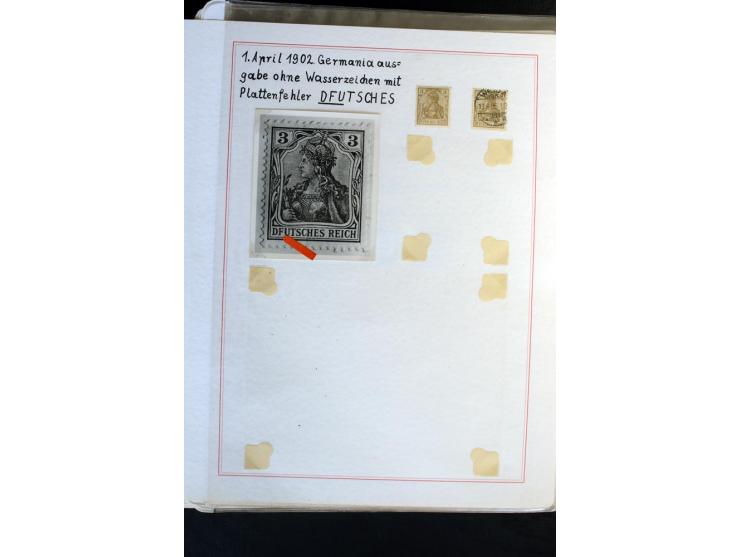 1872/1918, diverse Teil- und Restsammlungen mit meist gestempelten Marken, vielen Briefen und Karten, Schwerpunkt vor 1900, d