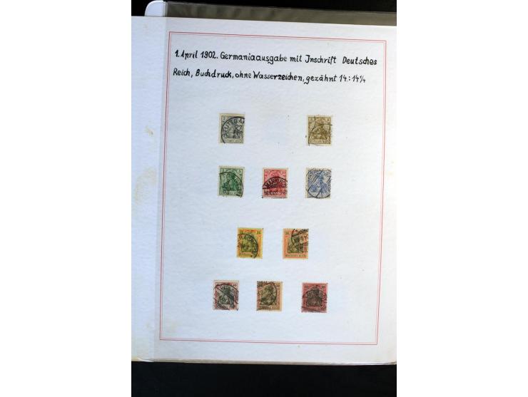 1872/1918, diverse Teil- und Restsammlungen mit meist gestempelten Marken, vielen Briefen und Karten, Schwerpunkt vor 1900, d