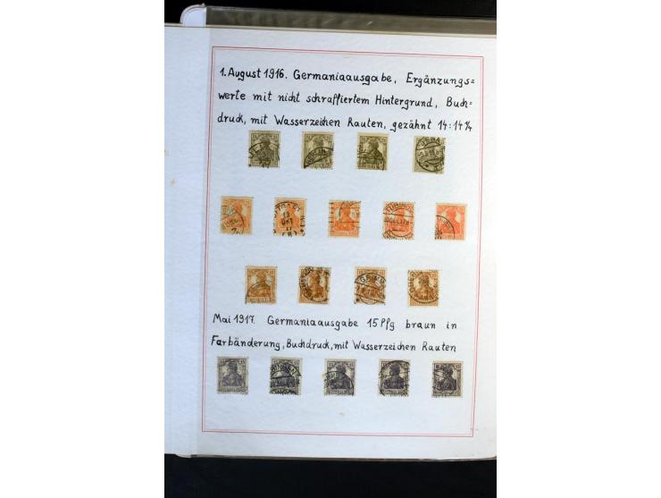 1872/1918, diverse Teil- und Restsammlungen mit meist gestempelten Marken, vielen Briefen und Karten, Schwerpunkt vor 1900, d