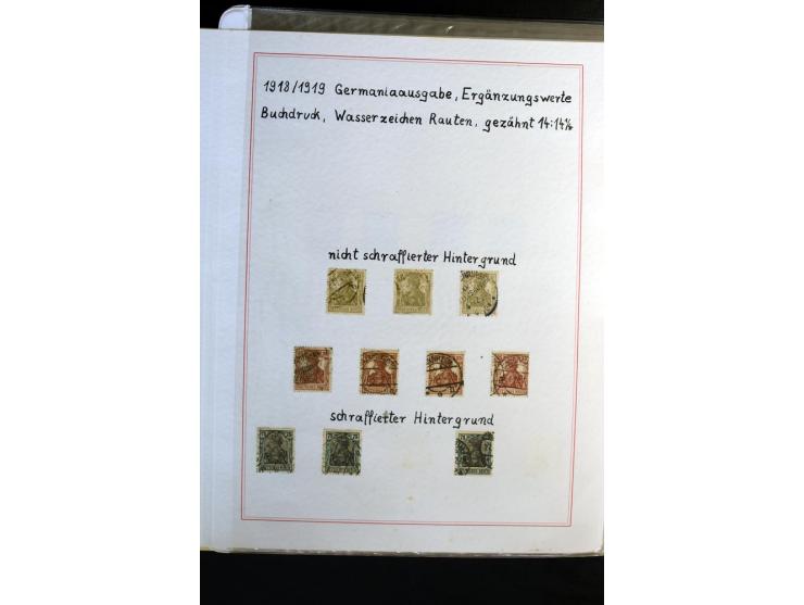 1872/1918, diverse Teil- und Restsammlungen mit meist gestempelten Marken, vielen Briefen und Karten, Schwerpunkt vor 1900, d