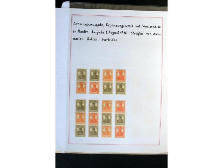 1872/1918, diverse Teil- und Restsammlungen mit meist gestempelten Marken, vielen Briefen und Karten, Schwerpunkt vor 1900, d