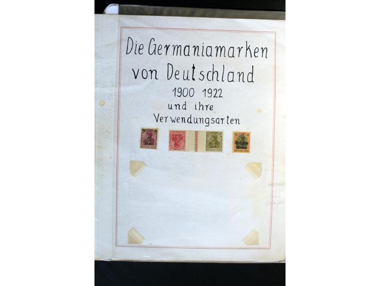 1872/1918, diverse Teil- und Restsammlungen mit meist gestempelten Marken, vielen Briefen und Karten, Schwerpunkt vor 1900, d