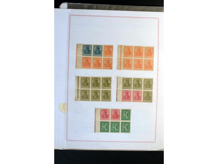 1872/1918, diverse Teil- und Restsammlungen mit meist gestempelten Marken, vielen Briefen und Karten, Schwerpunkt vor 1900, d