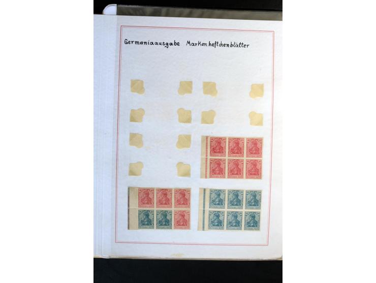 1872/1918, diverse Teil- und Restsammlungen mit meist gestempelten Marken, vielen Briefen und Karten, Schwerpunkt vor 1900, d