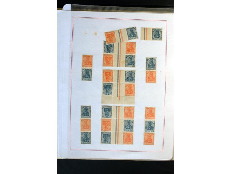 1872/1918, diverse Teil- und Restsammlungen mit meist gestempelten Marken, vielen Briefen und Karten, Schwerpunkt vor 1900, d