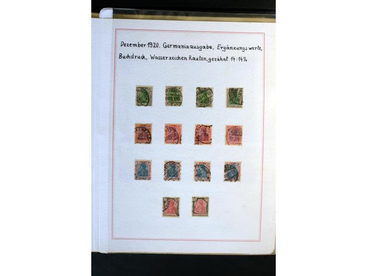 1872/1918, diverse Teil- und Restsammlungen mit meist gestempelten Marken, vielen Briefen und Karten, Schwerpunkt vor 1900, d