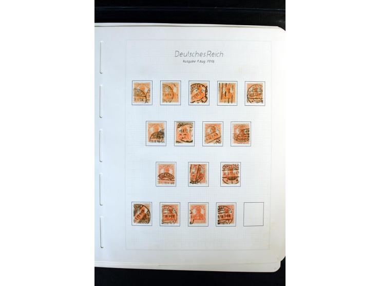 1872/1918, diverse Teil- und Restsammlungen mit meist gestempelten Marken, vielen Briefen und Karten, Schwerpunkt vor 1900, d