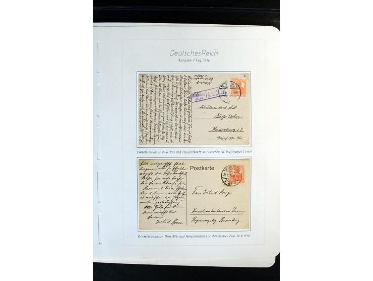 1872/1918, diverse Teil- und Restsammlungen mit meist gestempelten Marken, vielen Briefen und Karten, Schwerpunkt vor 1900, d