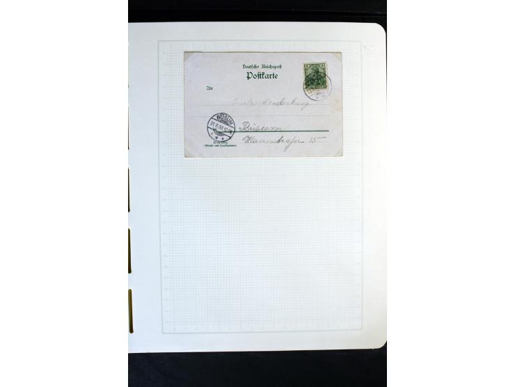 1872/1918, diverse Teil- und Restsammlungen mit meist gestempelten Marken, vielen Briefen und Karten, Schwerpunkt vor 1900, d
