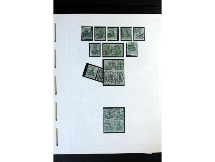 1872/1918, diverse Teil- und Restsammlungen mit meist gestempelten Marken, vielen Briefen und Karten, Schwerpunkt vor 1900, d