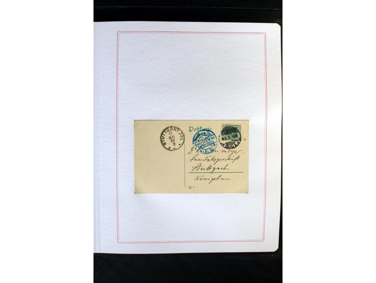 1872/1918, diverse Teil- und Restsammlungen mit meist gestempelten Marken, vielen Briefen und Karten, Schwerpunkt vor 1900, d