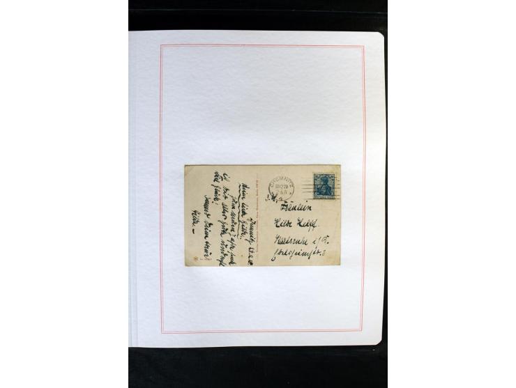 1872/1918, diverse Teil- und Restsammlungen mit meist gestempelten Marken, vielen Briefen und Karten, Schwerpunkt vor 1900, d