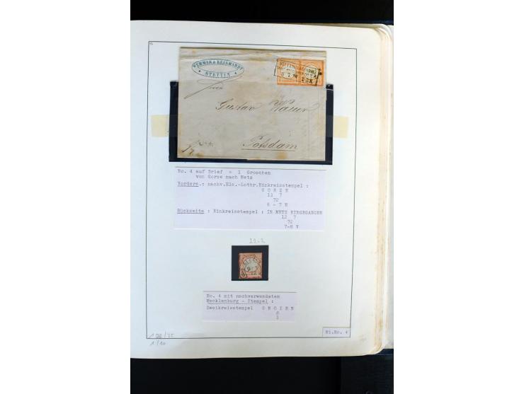 1872/1874, meist gestempelte Sammlung mit einigen Doubletten, Paaren, schönen Briefstücken und einigen Belegen, dabei bessere