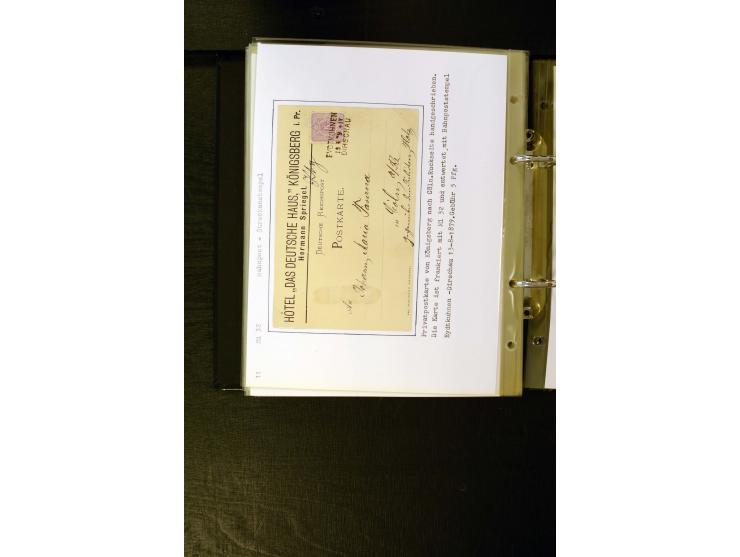 1875/1879, meist gestempelte Spezialsammlung inkl. 2 M. Innendienst mit besseren Farben, Zwischenstegpaaren, Zähnungs-Variant