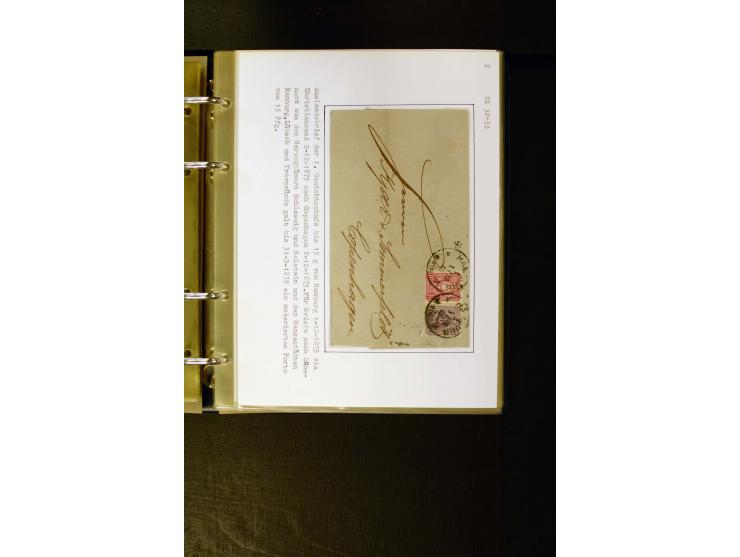 1875/1879, meist gestempelte Spezialsammlung inkl. 2 M. Innendienst mit besseren Farben, Zwischenstegpaaren, Zähnungs-Variant