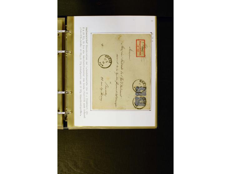 1875/1879, meist gestempelte Spezialsammlung inkl. 2 M. Innendienst mit besseren Farben, Zwischenstegpaaren, Zähnungs-Variant