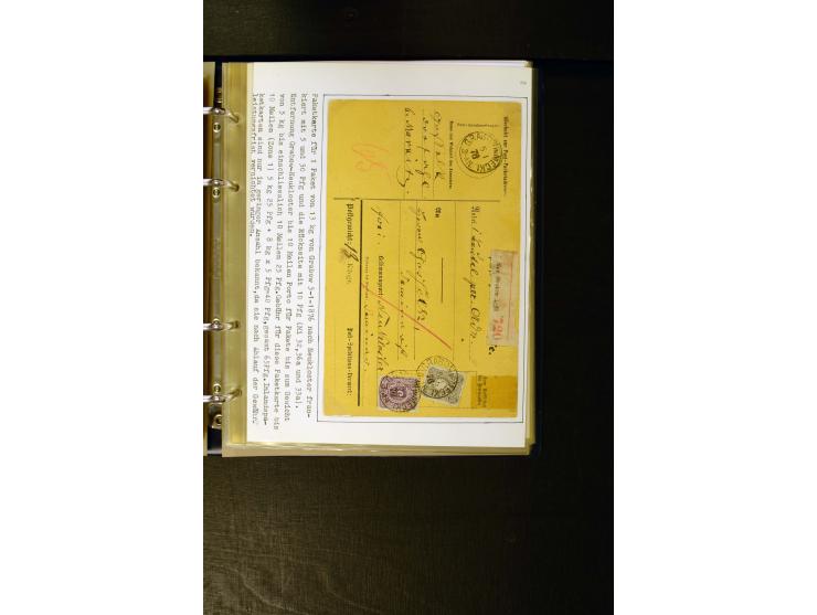 1875/1879, meist gestempelte Spezialsammlung inkl. 2 M. Innendienst mit besseren Farben, Zwischenstegpaaren, Zähnungs-Variant