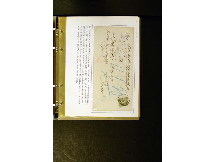 1875/1879, meist gestempelte Spezialsammlung inkl. 2 M. Innendienst mit besseren Farben, Zwischenstegpaaren, Zähnungs-Variant